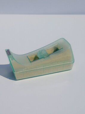 Vintage Weighted Scotch Standard Size Transparent Clear Tape Dispenser C-38